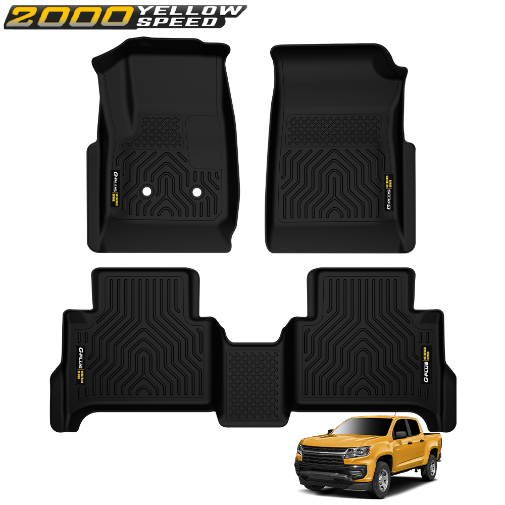WeatherTech Custom Fit Front FloorLiner For Chevy Colorado / GMC Canyon - Black