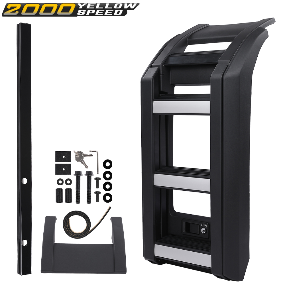 Side Roof Rack Side Access Ladder Fit For Land Rover Defender 90