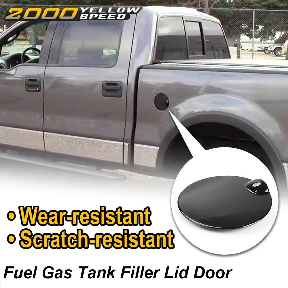 2004-2008 FORD F-150 FUEL TANK FILLER GAS DOOR CHARCOAL BEIGE T7 CAP COVER OEM