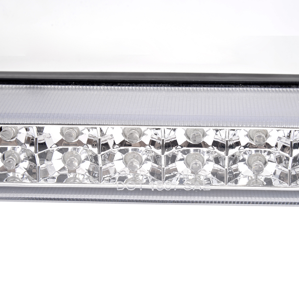 G-PLUS Alo487673 Red LED 3rd Brake Cargo Light For 2001-2004 Nissan Frontier Pickup - Chrome Housing, DOT/SAE Certified Red LED Center High Mount Light - Foto 8