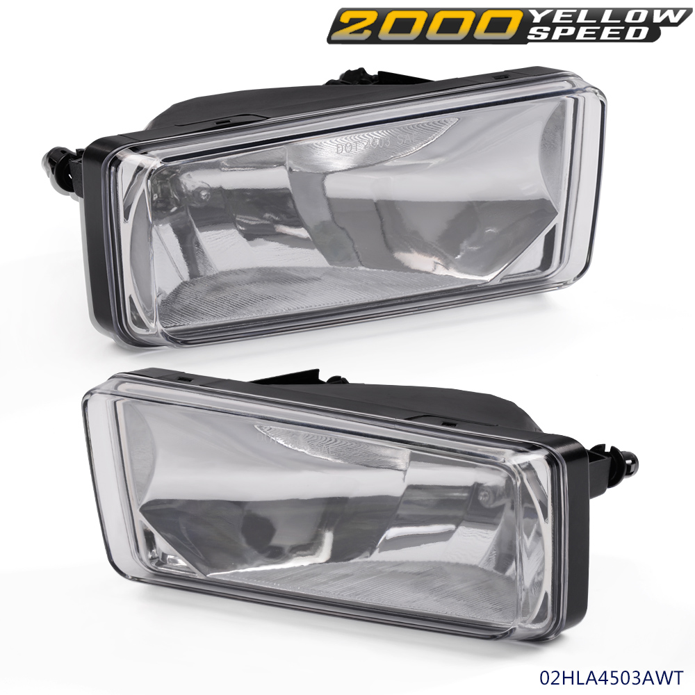 Clear Lens Bumper Fog Light Pair For Chevy Silverado/Tahoe/Suburban (2007–2015) – Halogen