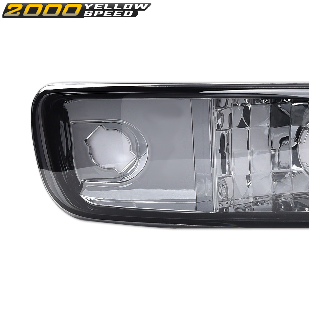 LED DRL Clear Chrome Headlights+Bumper Lamps Fit For 1999-2007 GMC Sierra/Yukon - Foto 9