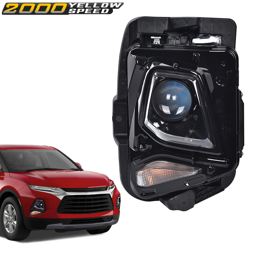 thumbnail image 2 of Fit For Chevy Blazer 2019-2021 HID Projector Headlight – Passenger Right Side, Black Housing 2 of 4