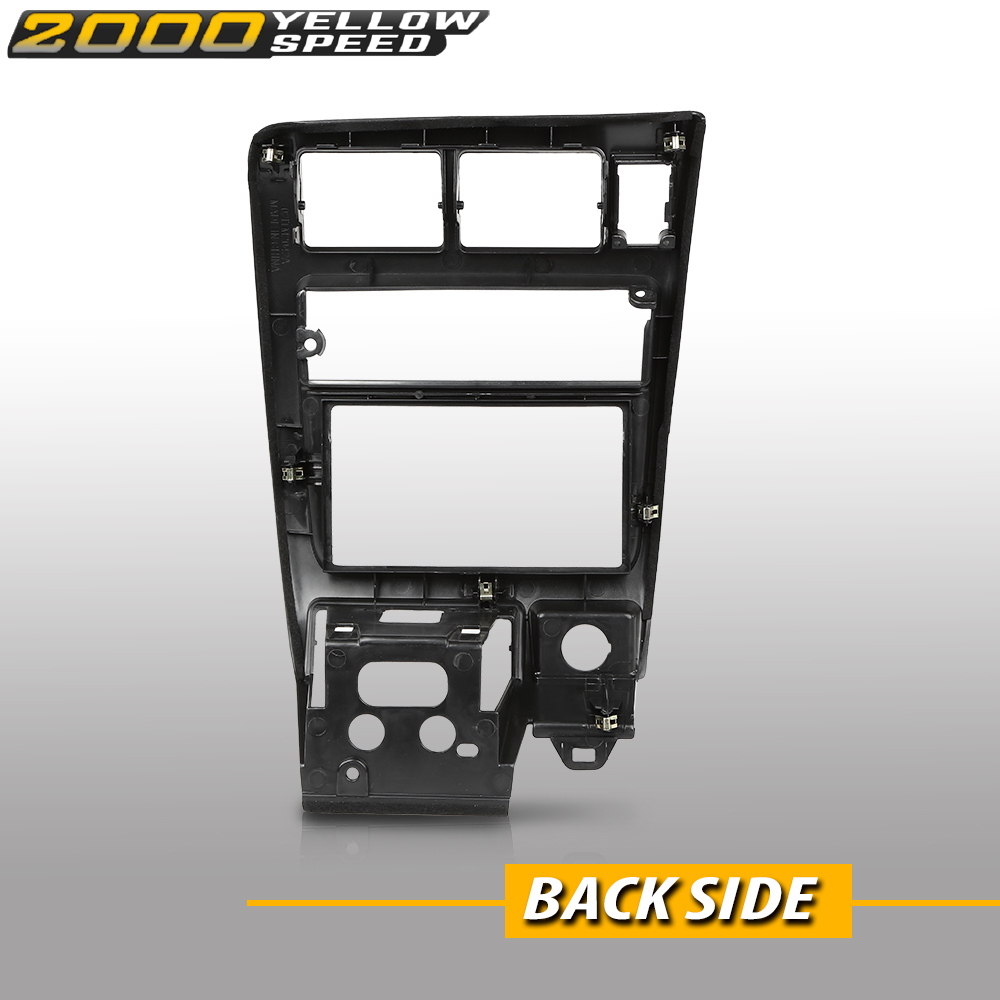 Center Dash Radio Bezel Trim - Black - For 1998-2004 Toyota Tacoma