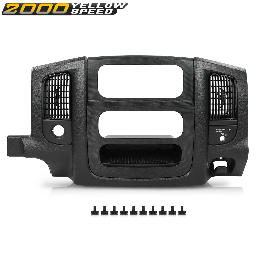 Center Dash Rado Trm Ar Vent Bezel Panel Bege/Black Ft For 2002