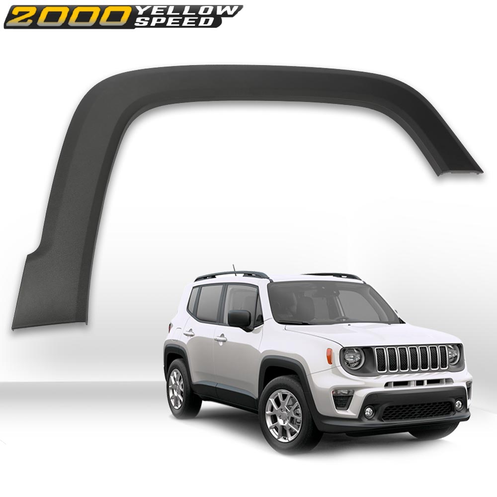 4 Pcs Spatlappen Splash Guards voor Jeep Renegade 2015 2016 2017 2018 2019 2020 2021, Spatborden Voor Achter Kit, Waterdichte Board Beschermende Spatbord Auto Styling Decoratie Accessoires