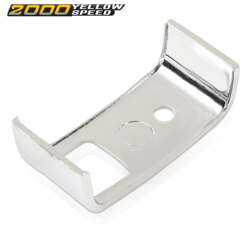 Chrome 2-Hole Opening Bezel Rocker Switch Covers For Kenworth W900 T800 T660 (2006+)